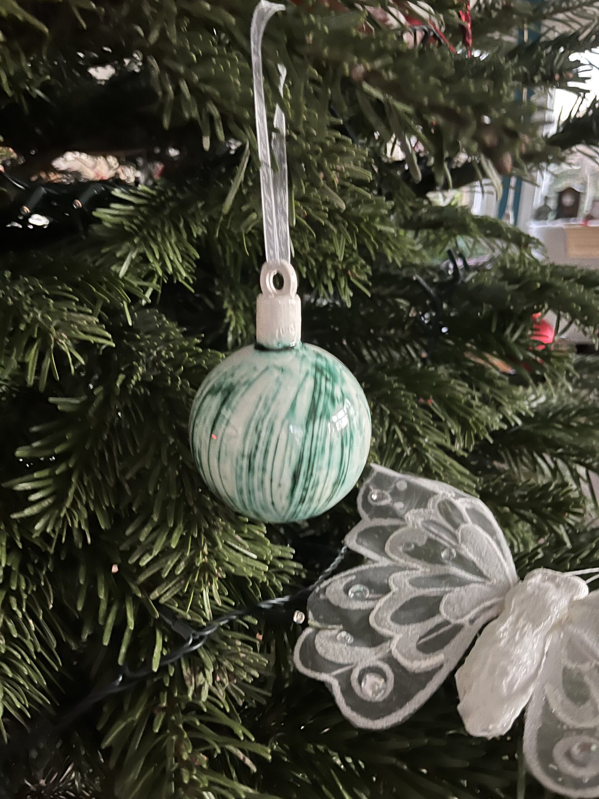 Handgemaakte kerstbal (Medium)