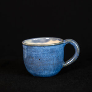 Mok groot met oor korenbloem-blauw
